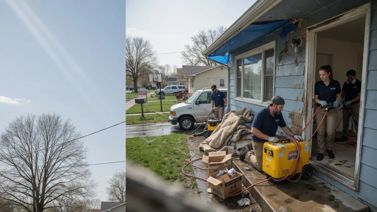Basement Flood Cleanup in Pierceton, IN near me